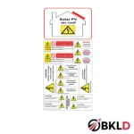 Raised Panel Solar Labels