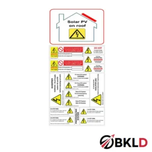 Raised Panel Solar Labels